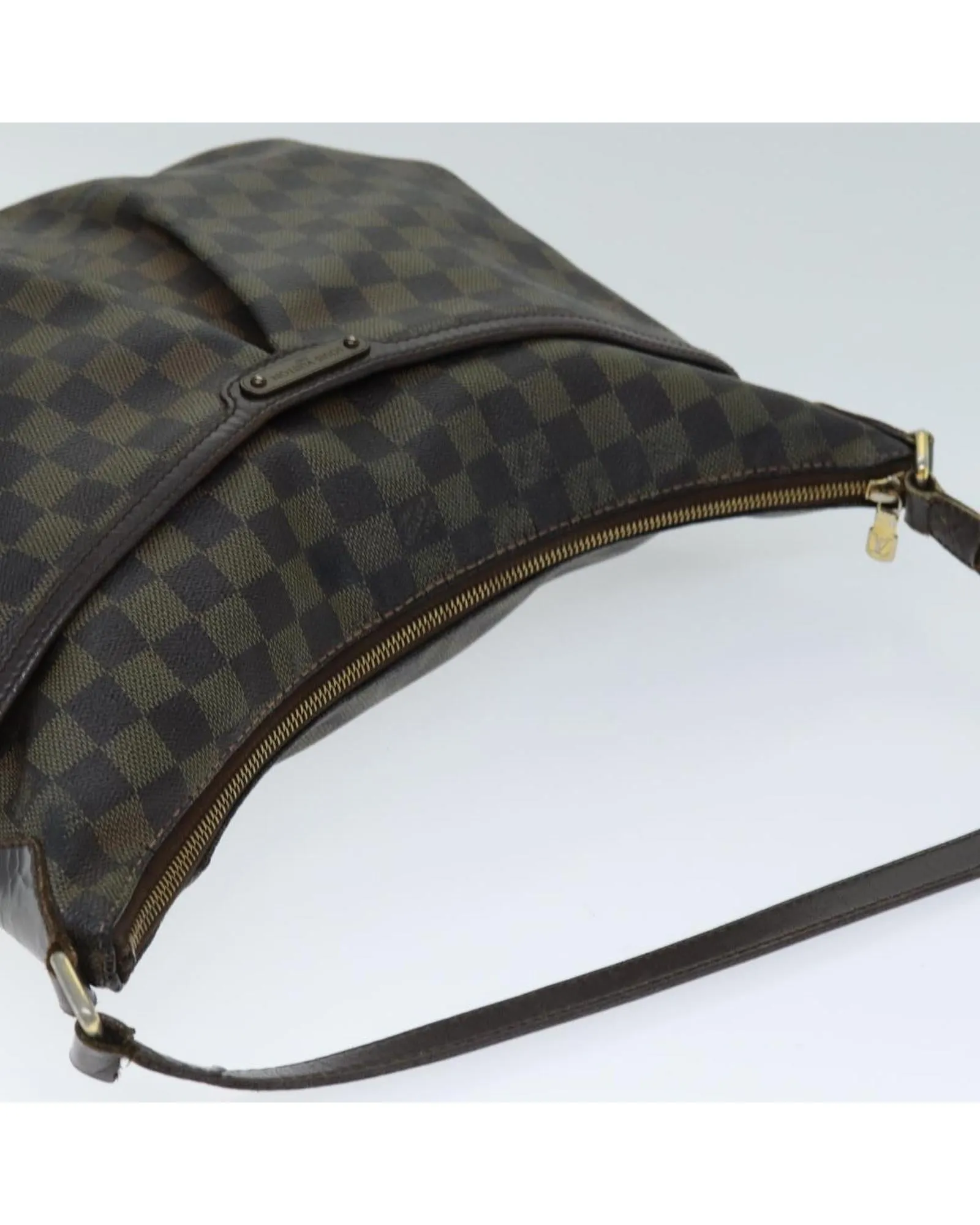 Durable Damier Ebene Shoulder Bag with Adjustable Strap