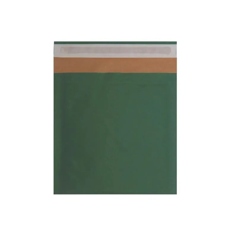 Eco-Friendly Recyclable Hunter Green Padded Mailing Bags (Range of sizes)