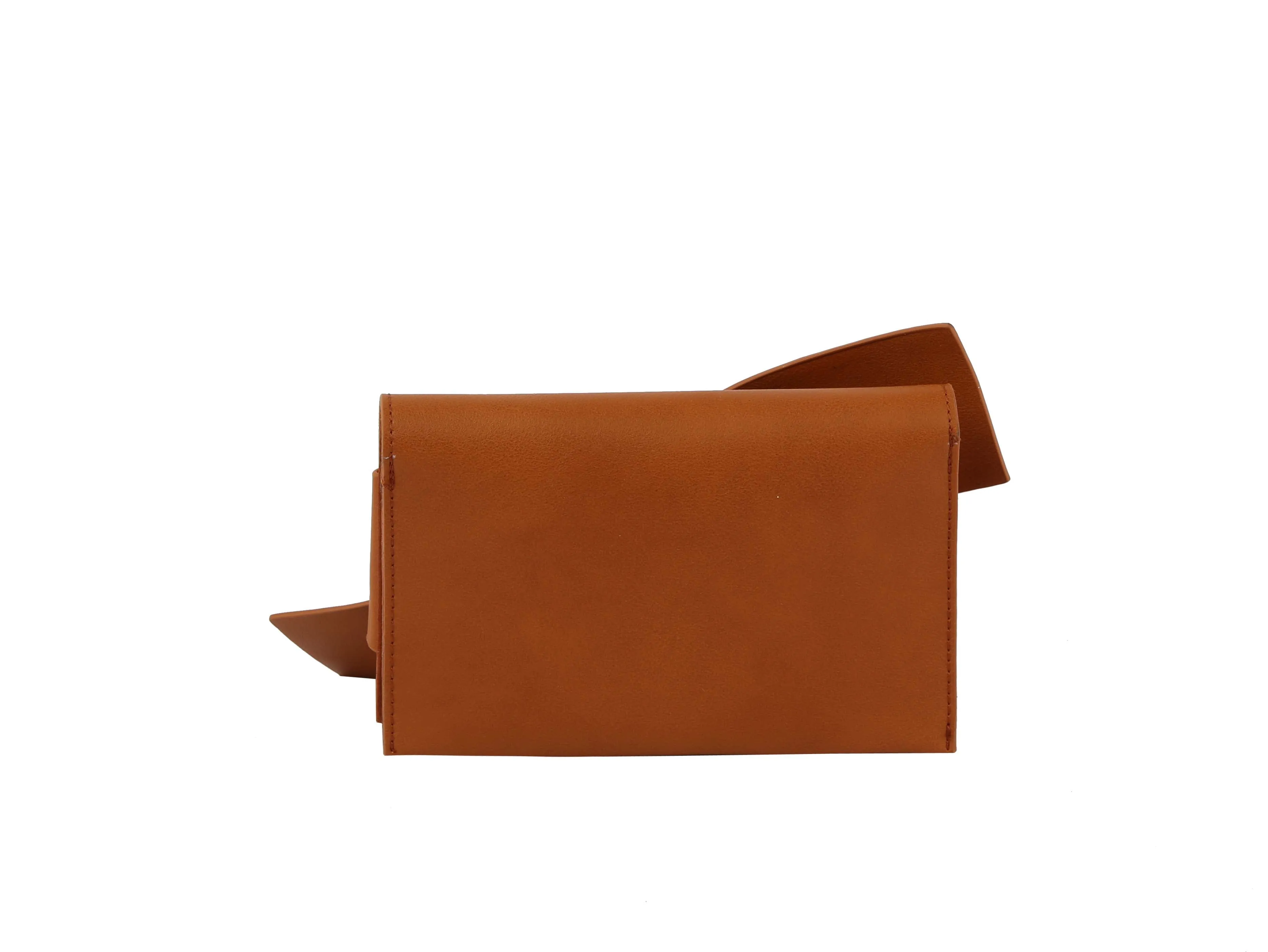 Evening Clutch Messenger Style With Cute Bow Tie Purse Vegan PU Leather Crossbody Shoulder Bag