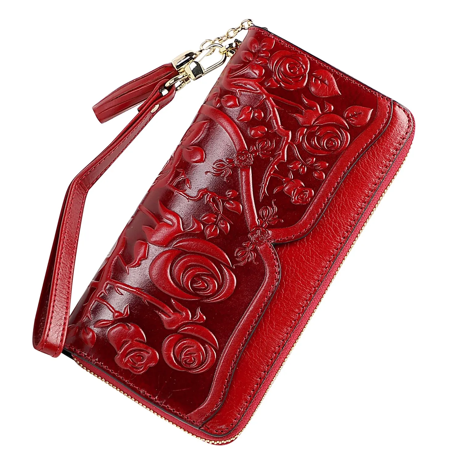 Floral Wristlet Wallet