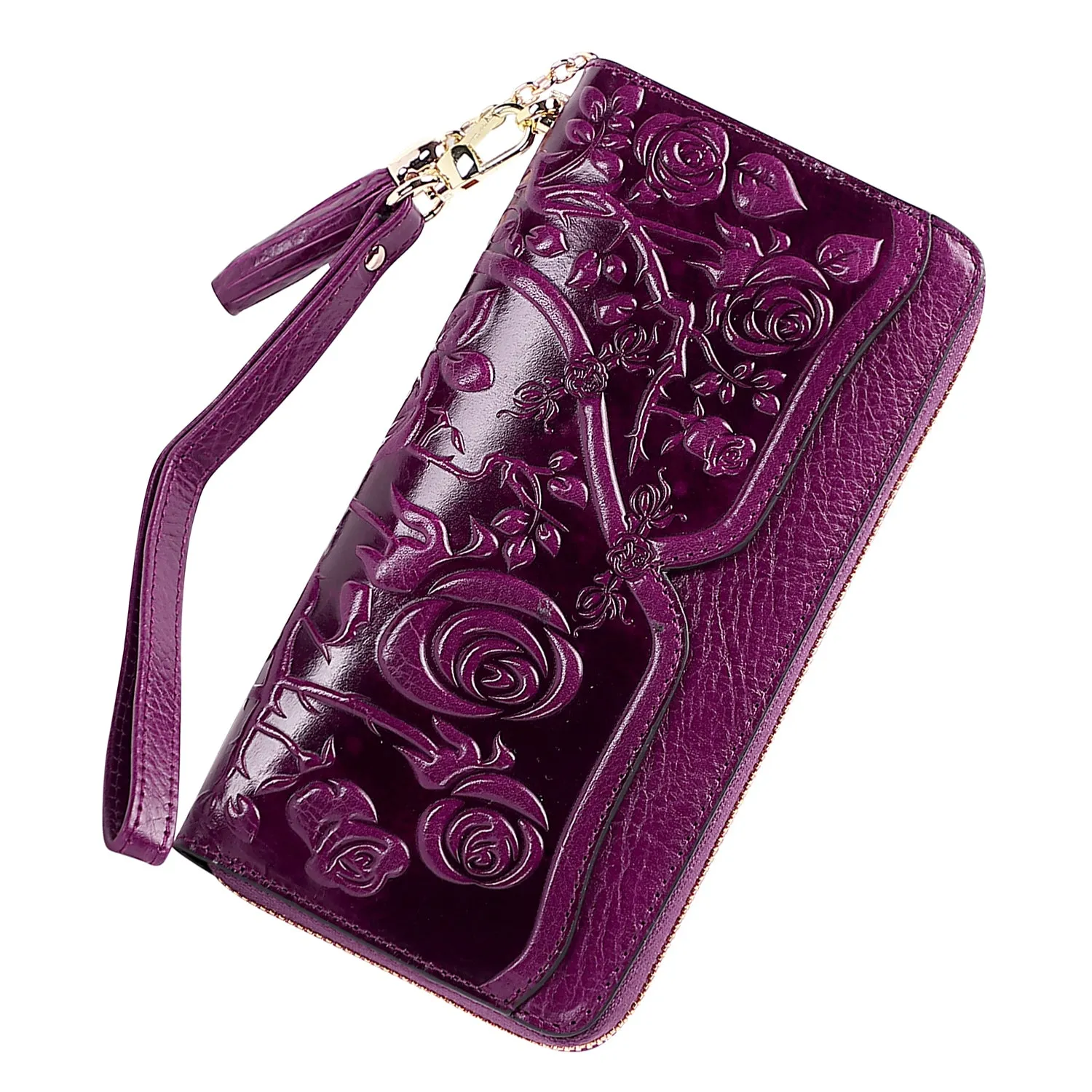 Floral Wristlet Wallet