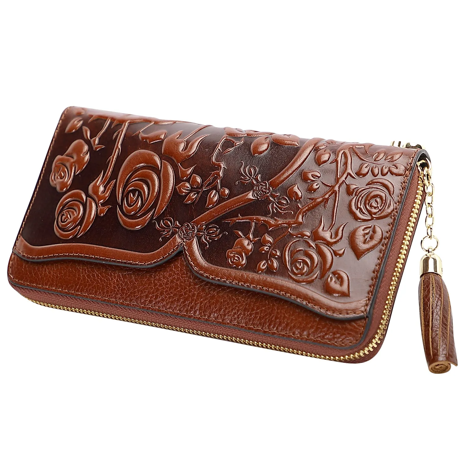 Floral Wristlet Wallet