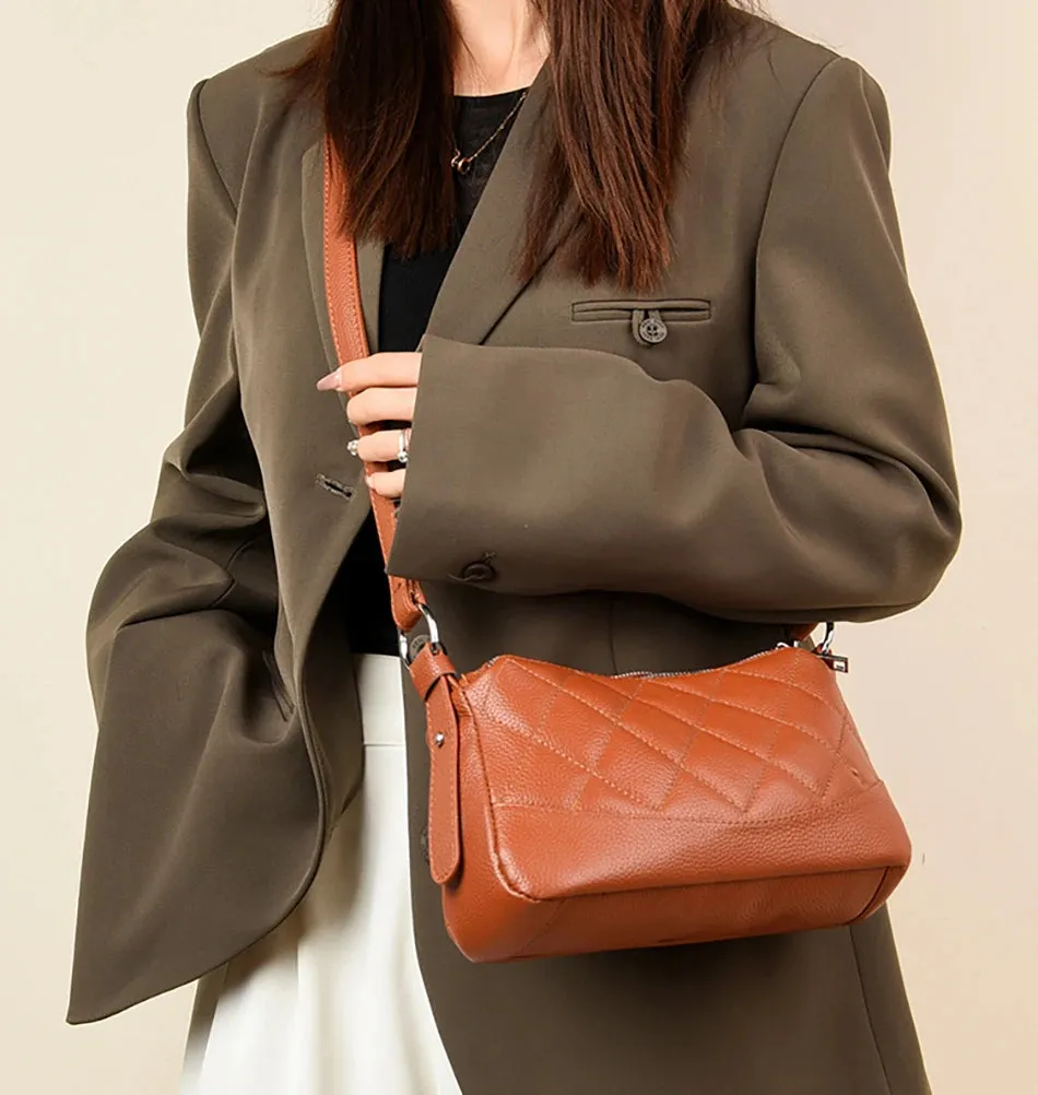 Genuine Leather Female Crossbody Bags