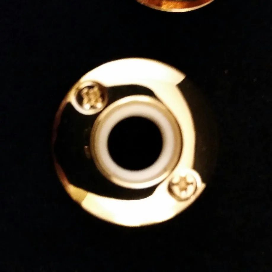 Gold Screw Together Grommets 3/8 in 10.9 mm