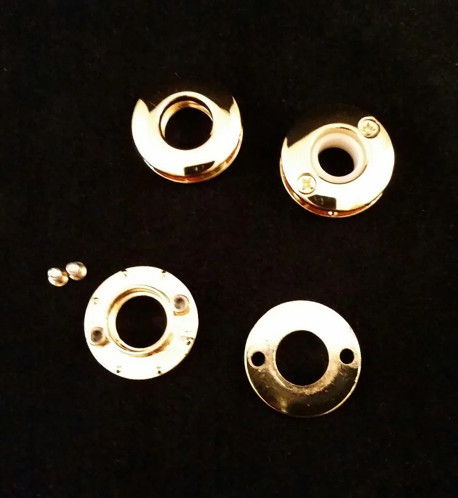 Gold Screw Together Grommets 3/8 in 10.9 mm