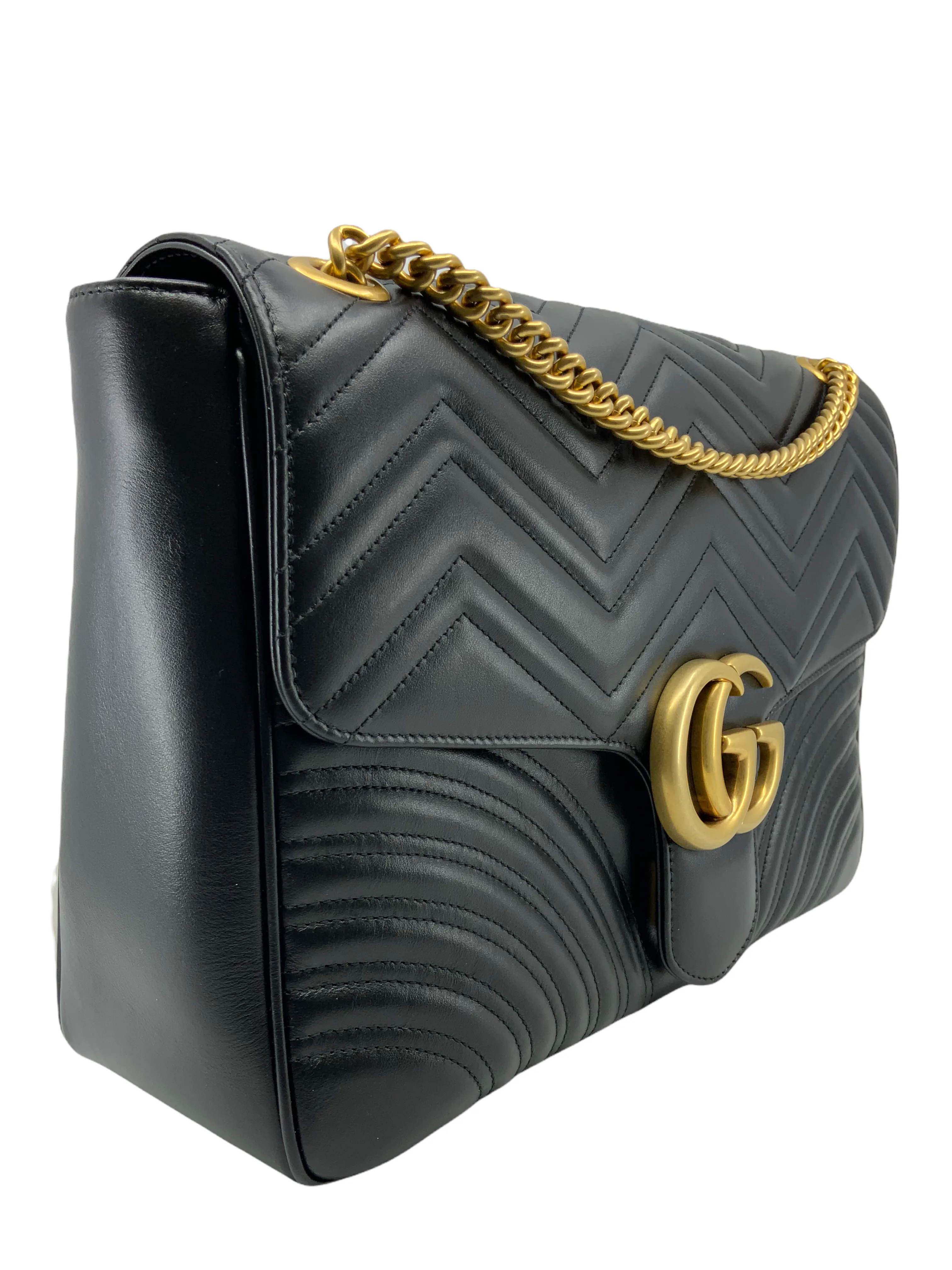 NEW Gucci GG Marmont Large Matelassé Leather Shoulder Bag - Luxurious Designer Handbag