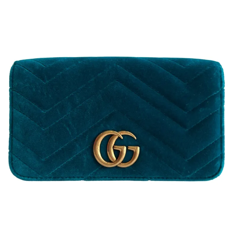 Gucci GG Marmont Velvet Crossbody Bag