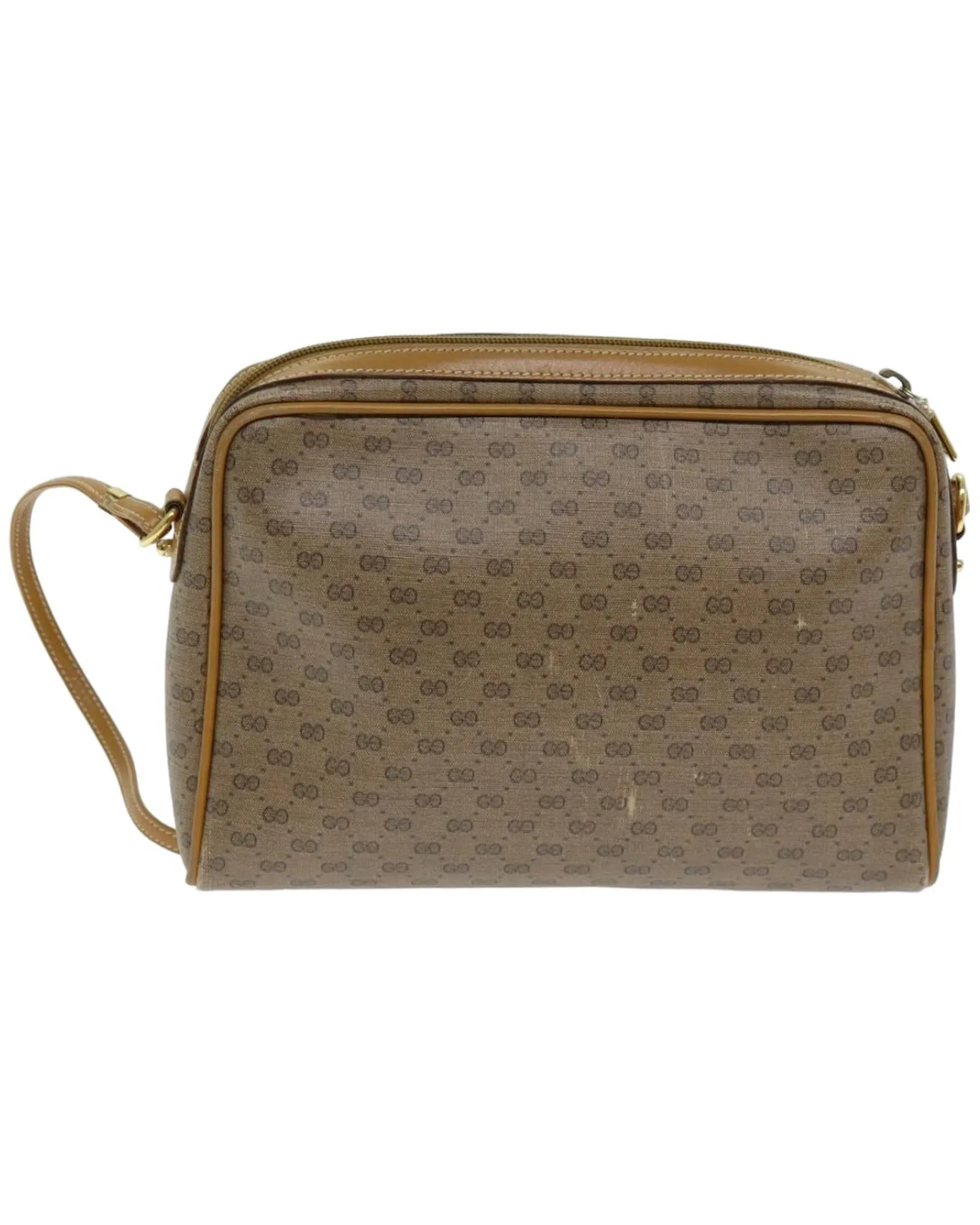 Gucci GG Supreme Canvas Shoulder Bag Beige