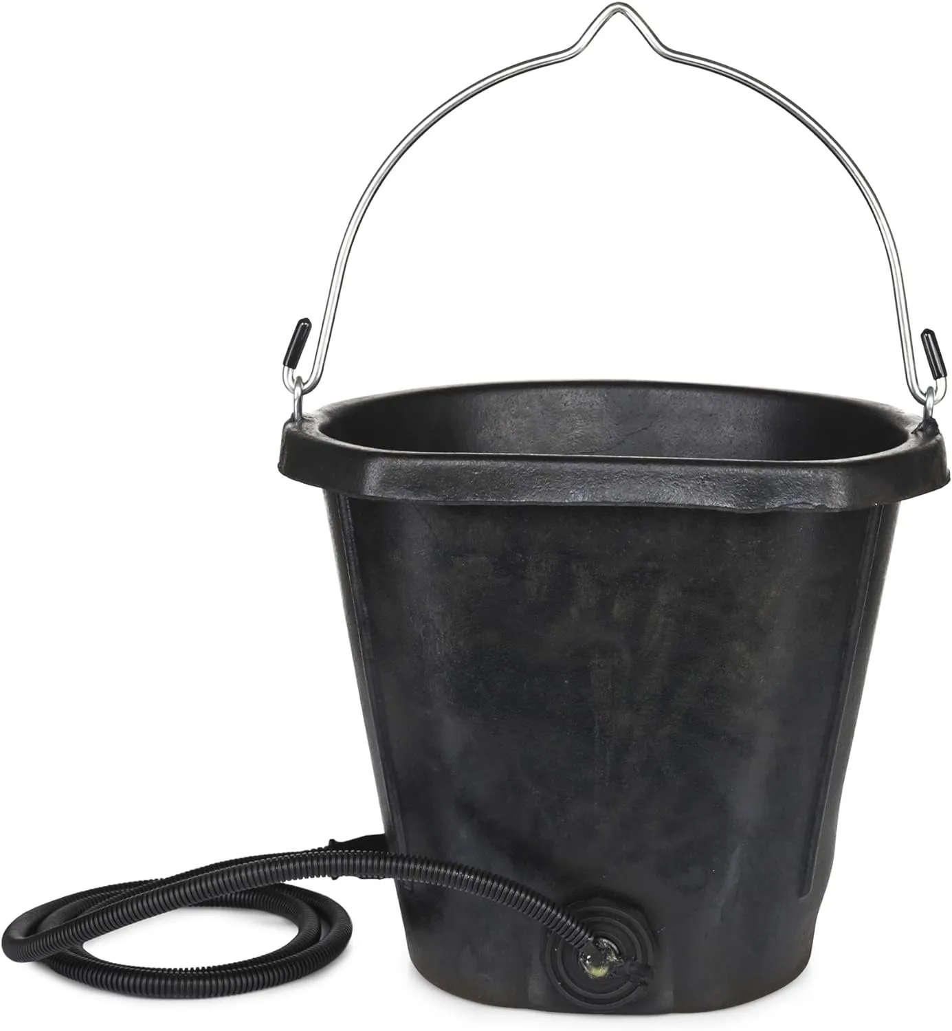 Heated Flat-Back Rubber Bucket