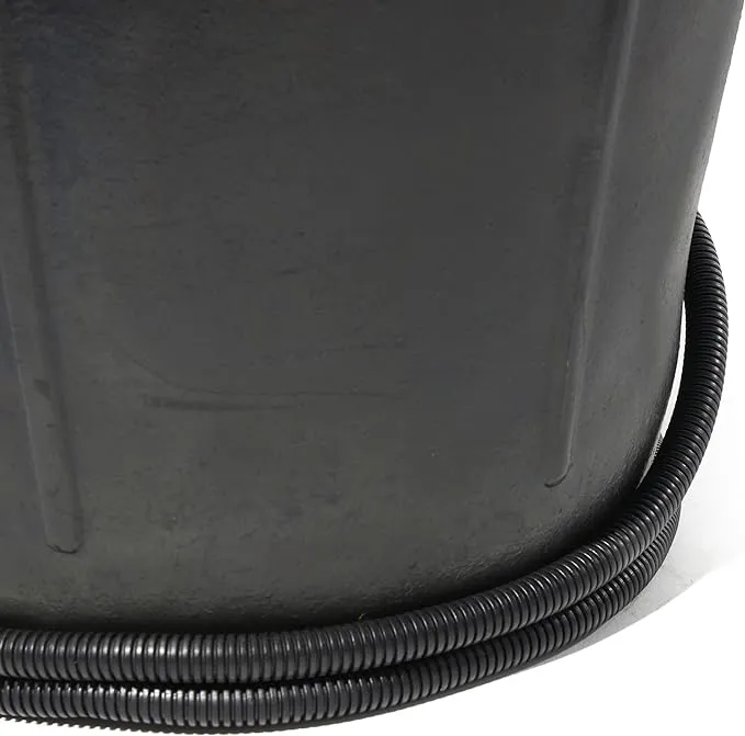 Heated Flat-Back Rubber Bucket