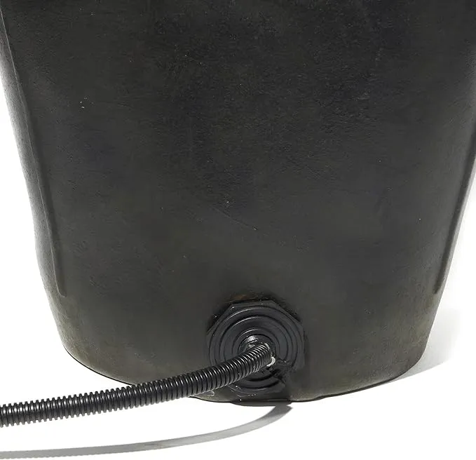 Heated Flat-Back Rubber Bucket