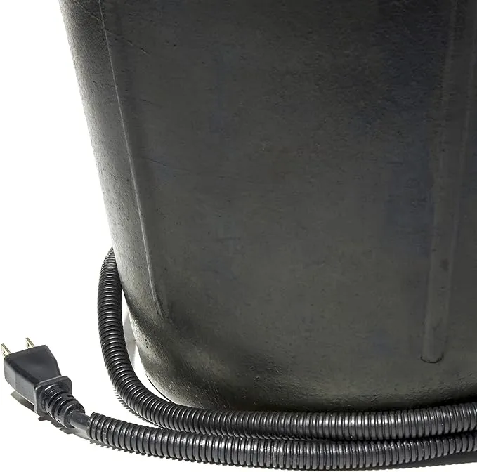 Heated Flat-Back Rubber Bucket