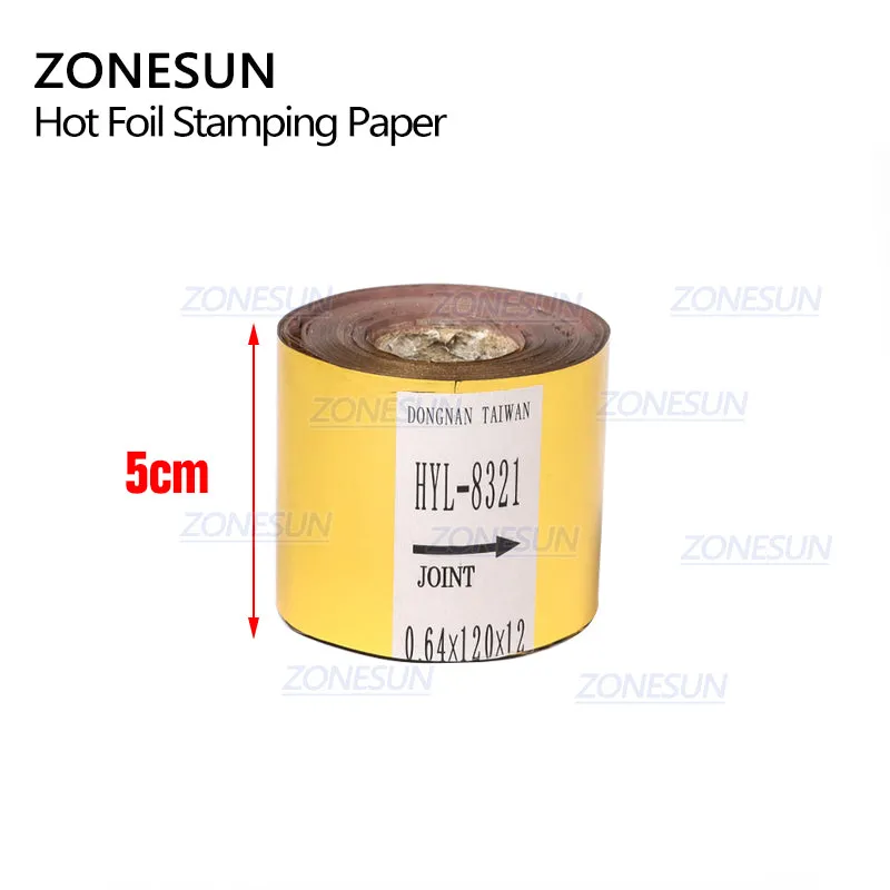 Hot Foil Stamping Paper Heat Transfer Anodized Gilded Paper with Shipping Cost Fee