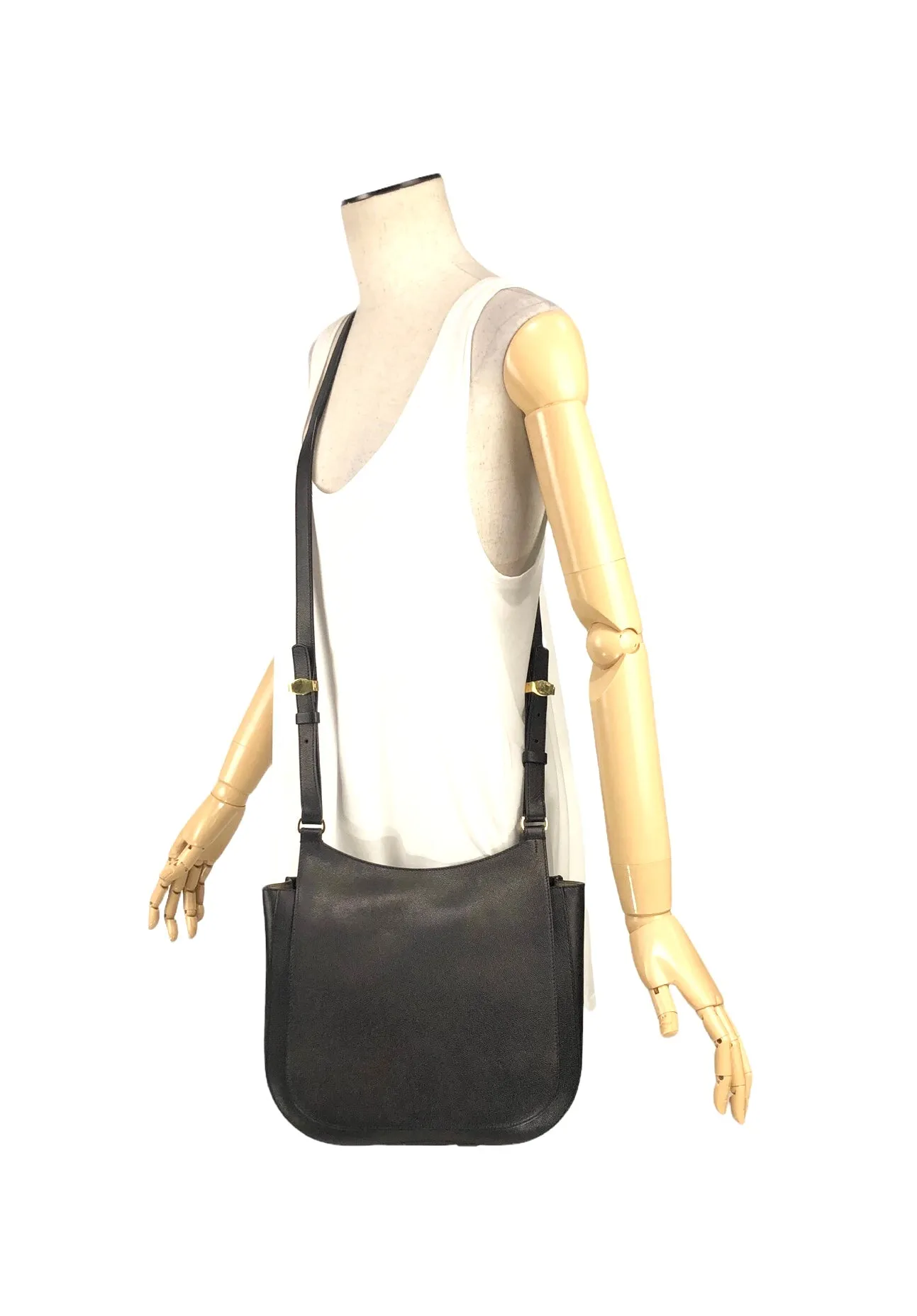 Hunting 9 Leather Adjustable Strap Crossbody Bag