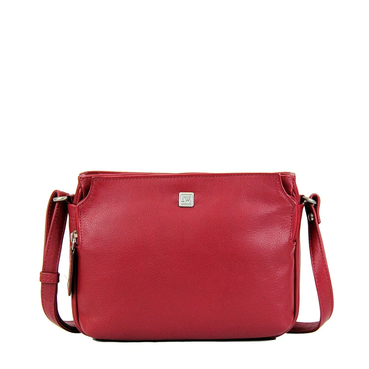 JOAN WEISZ LEATHER EAST/WEST MINI SLING BAG