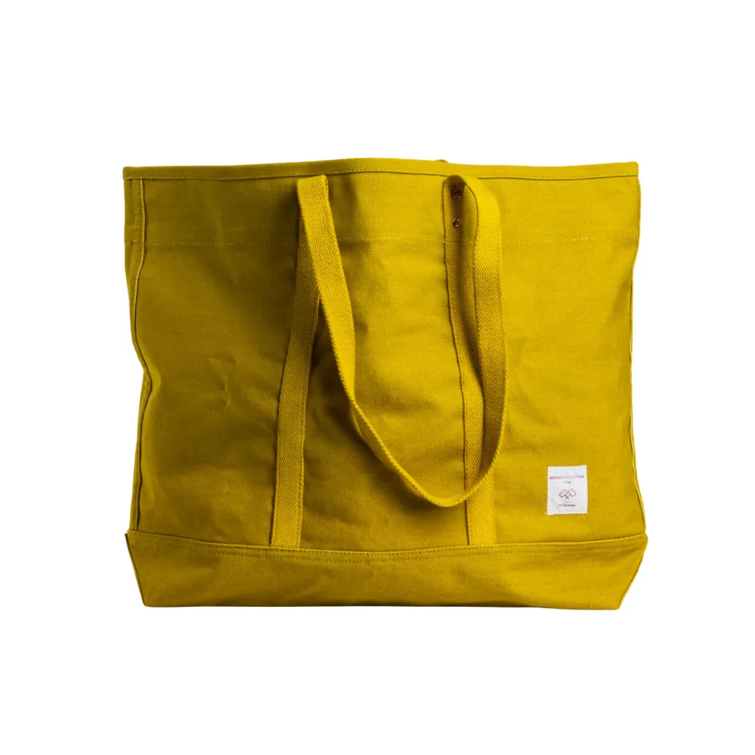 Large East West Tote {Chartreuse}