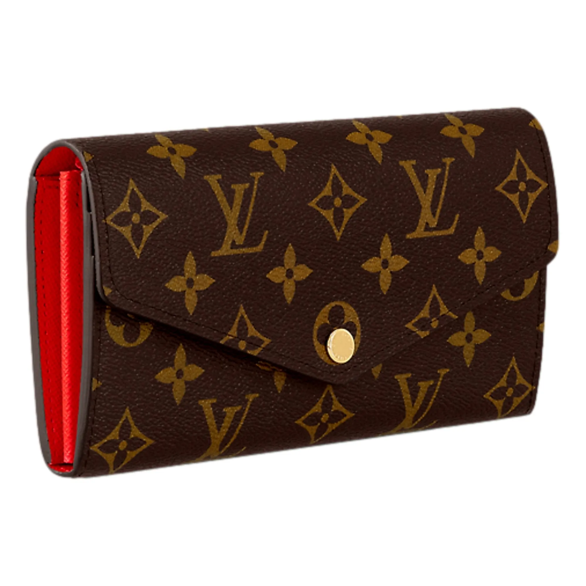 Louis Vuitton Brown Monogram Canvas Sarah Wallet