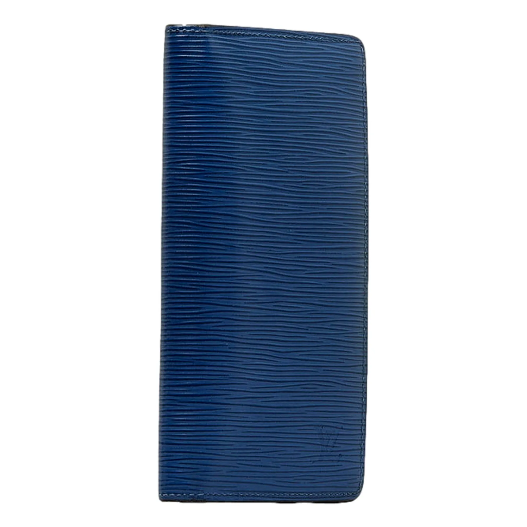 Louis Vuitton Toledo Blue Epi Leather Long Bi-fold Wallet