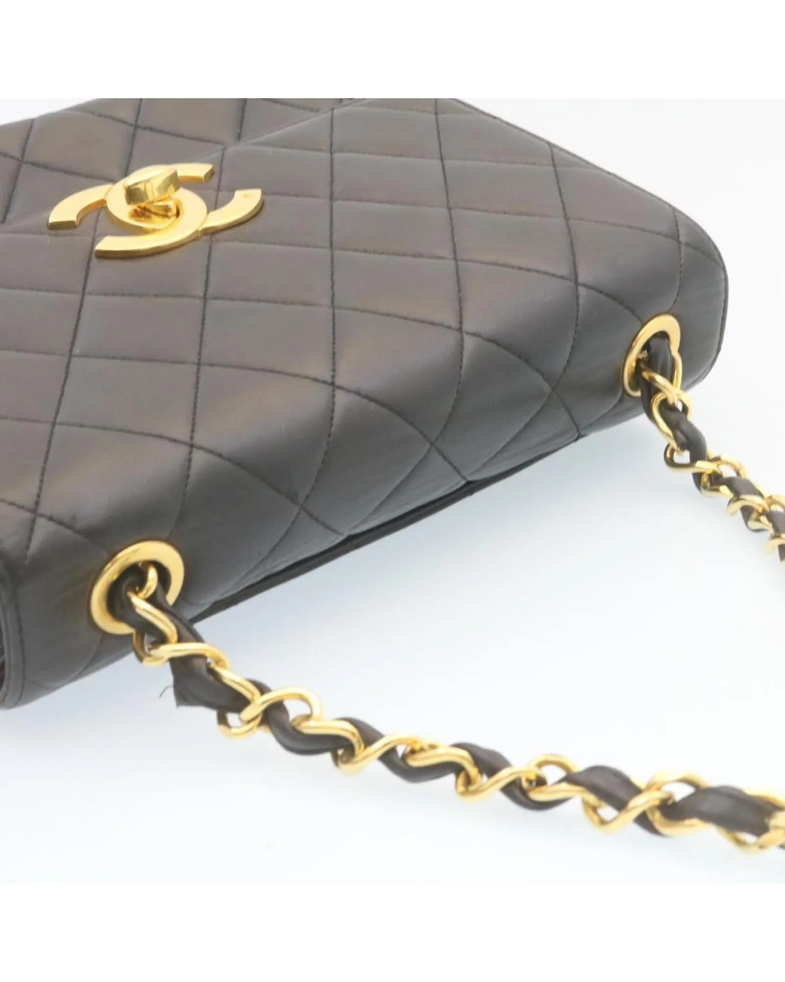 Matelasse Chain Flap Shoulder Bag