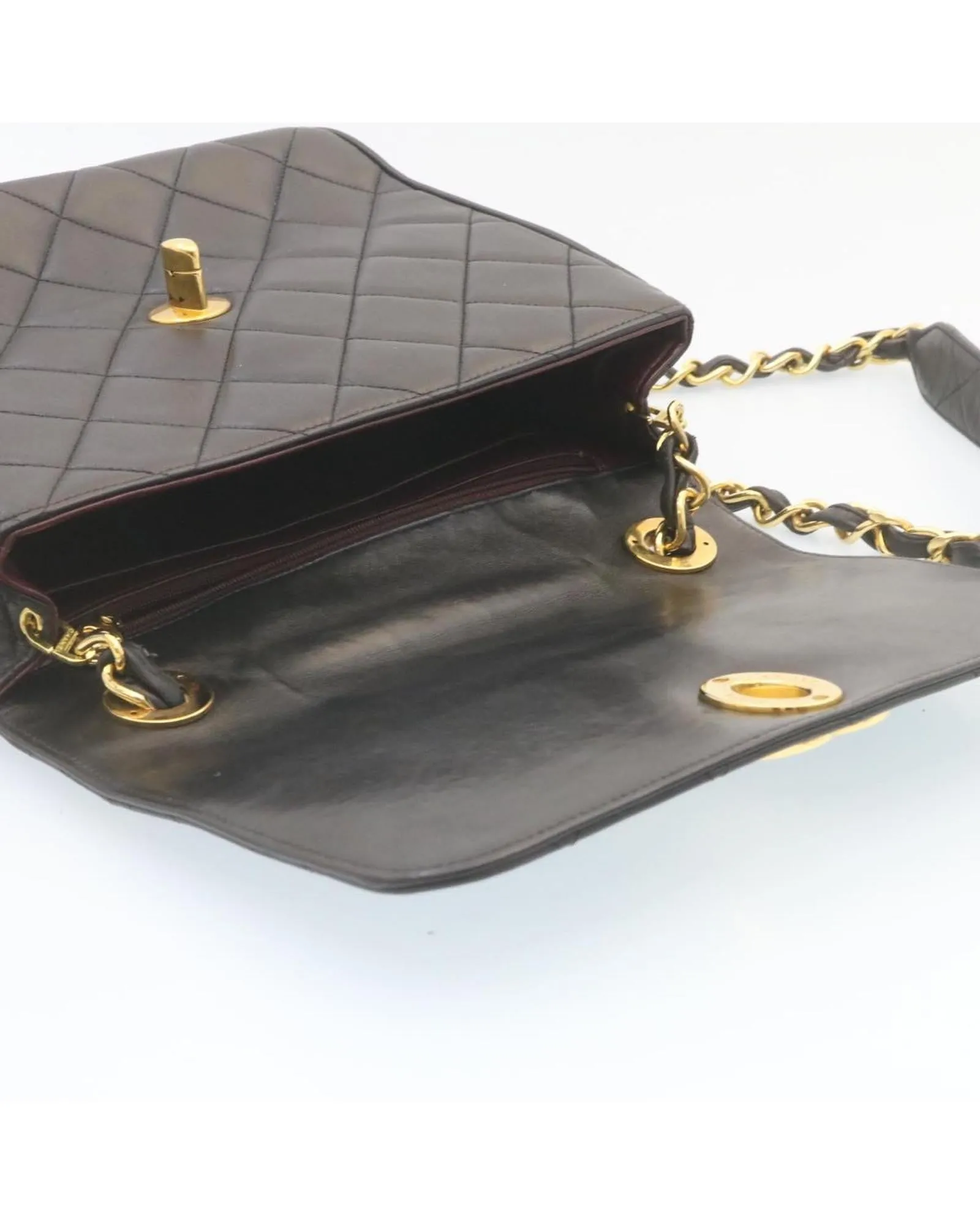 Matelasse Chain Flap Shoulder Bag