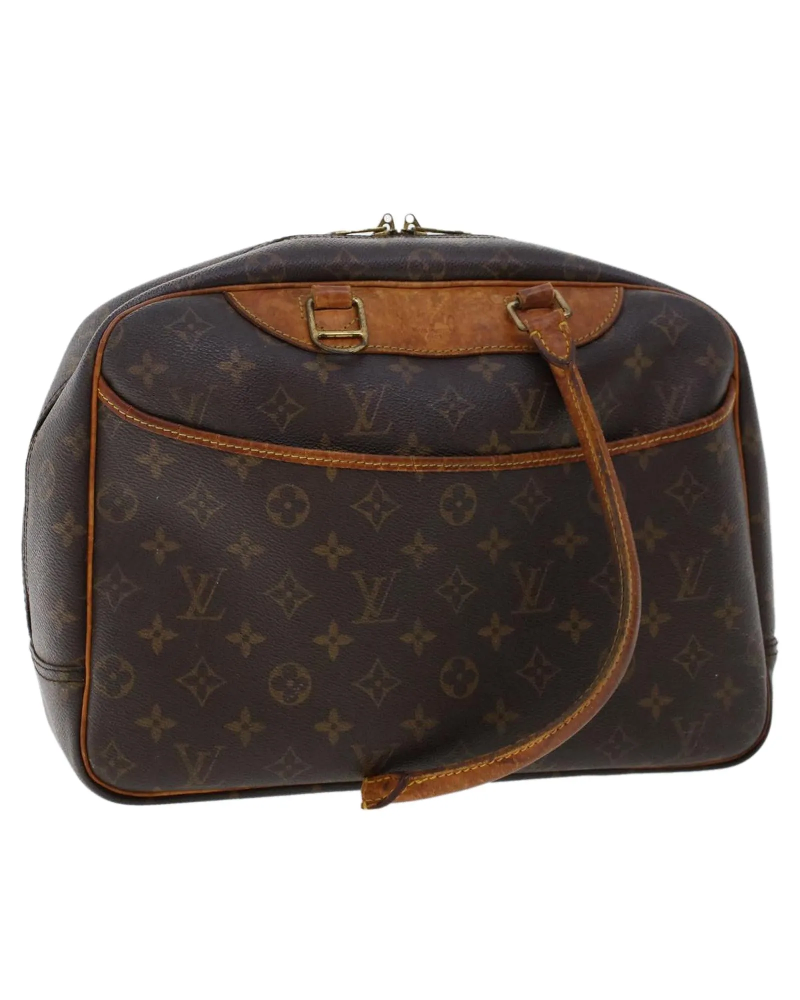 Monogram Canvas Hand Bag with Scratches and Rubbing