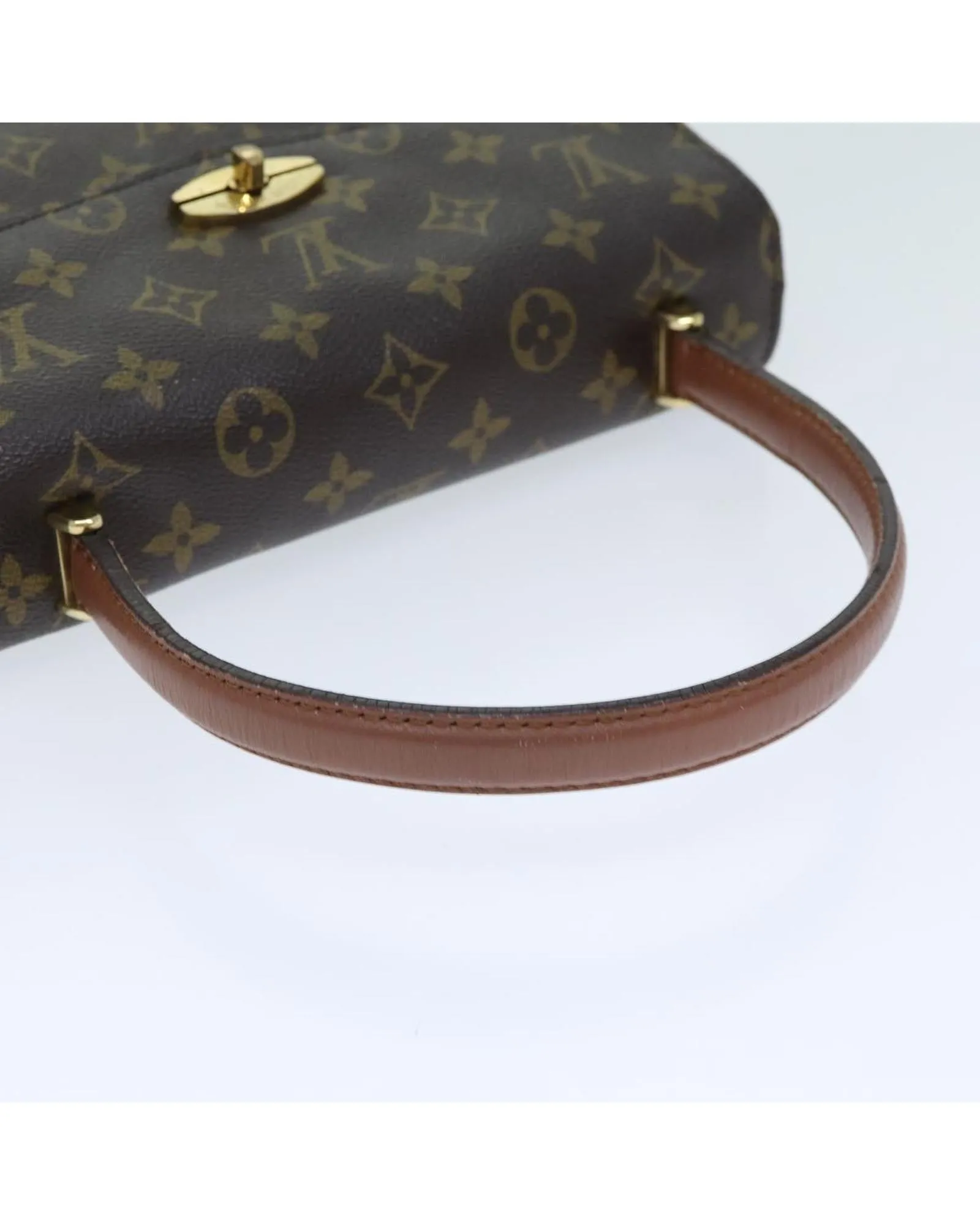 Monogram Canvas Hand Bag with Top Handle