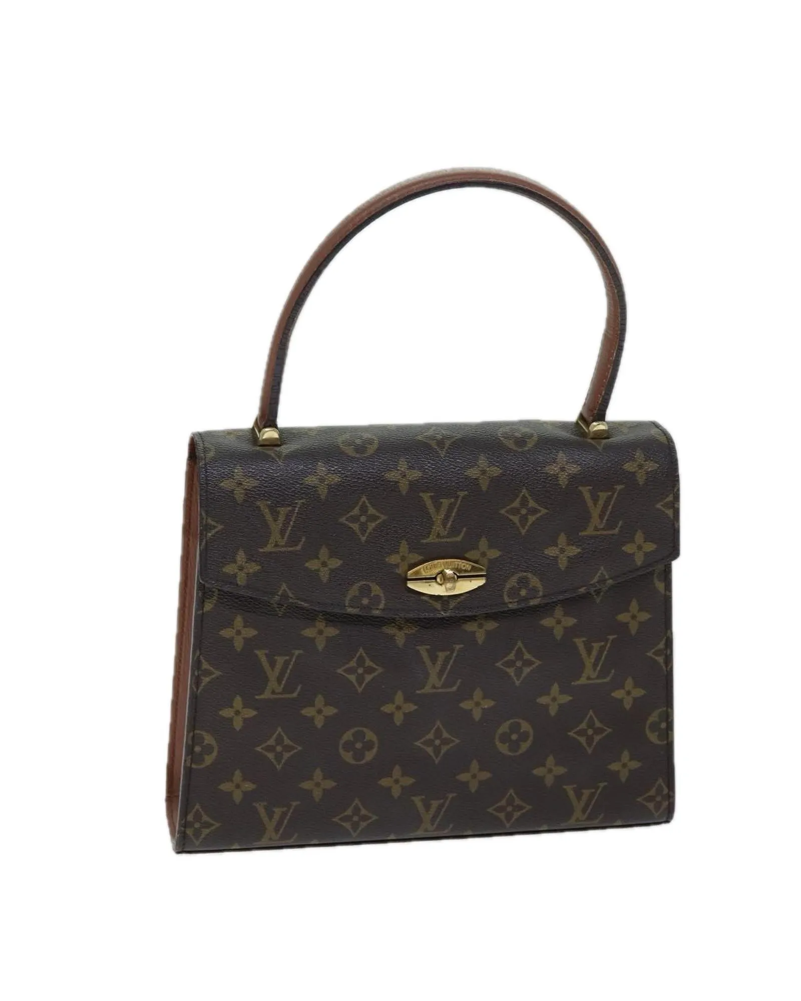 Monogram Canvas Hand Bag with Top Handle