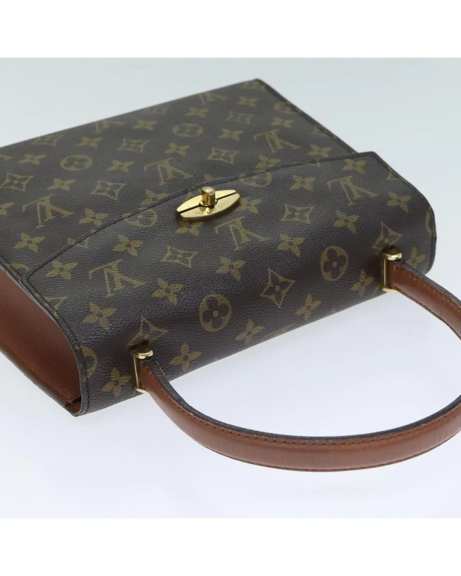 Monogram Canvas Hand Bag with Top Handle