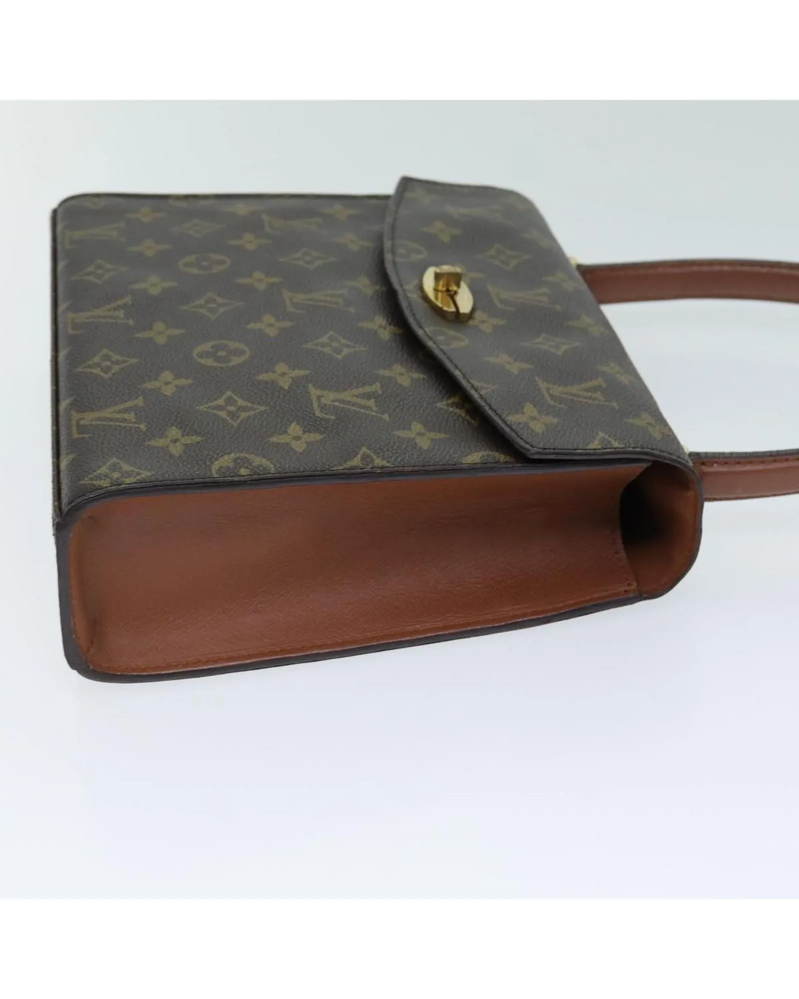 Monogram Canvas Hand Bag with Top Handle