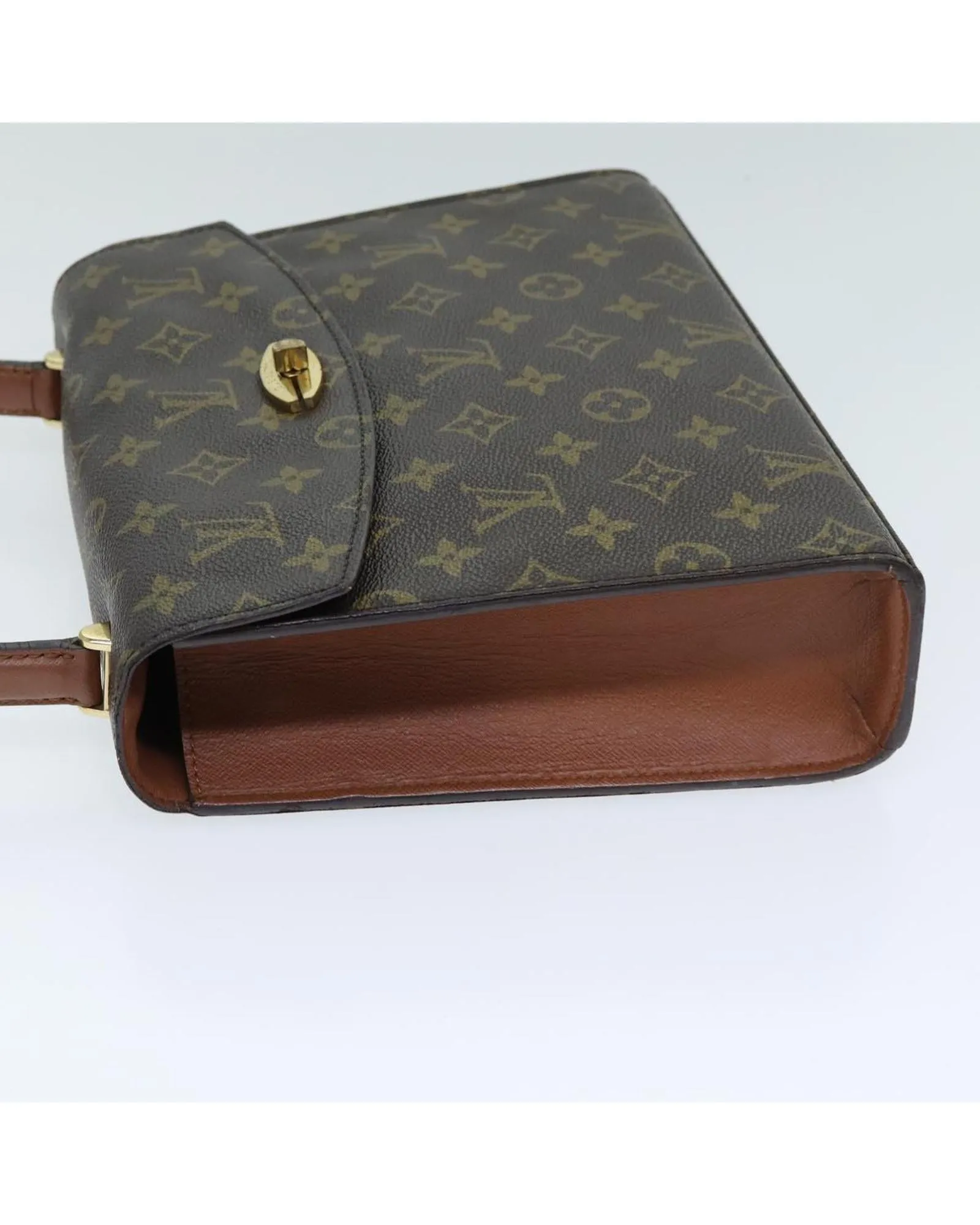 Monogram Canvas Hand Bag with Top Handle