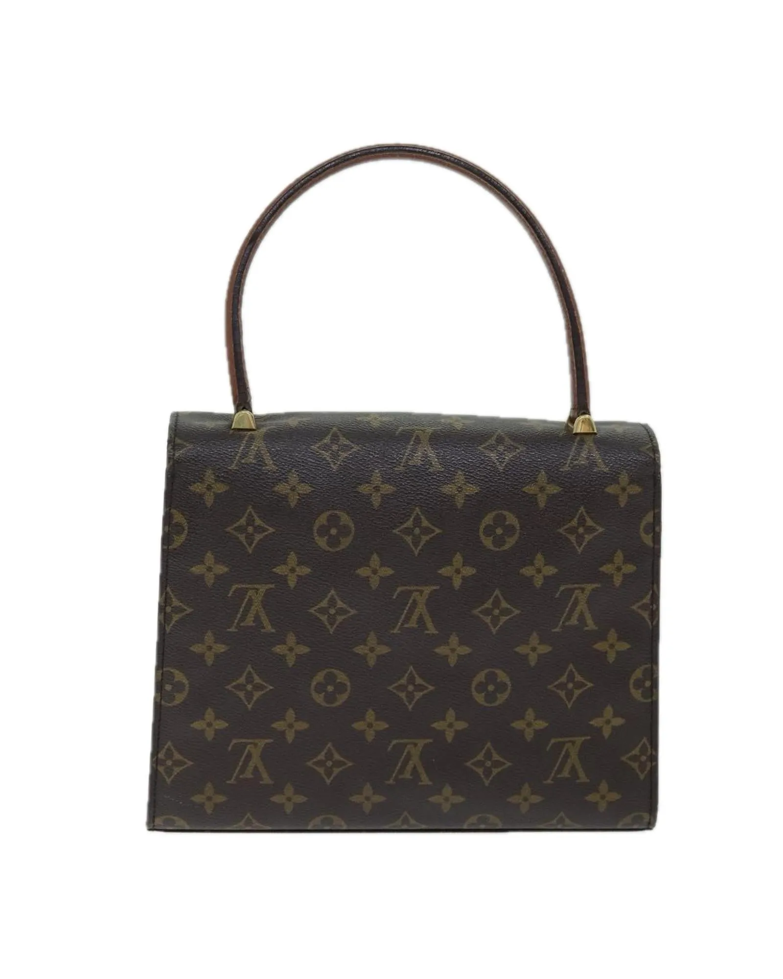 Monogram Canvas Hand Bag with Top Handle