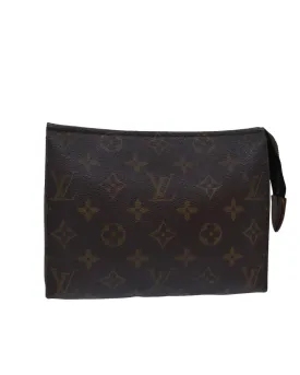 Monogram Canvas Poche Toilette Pouch with Classic Design