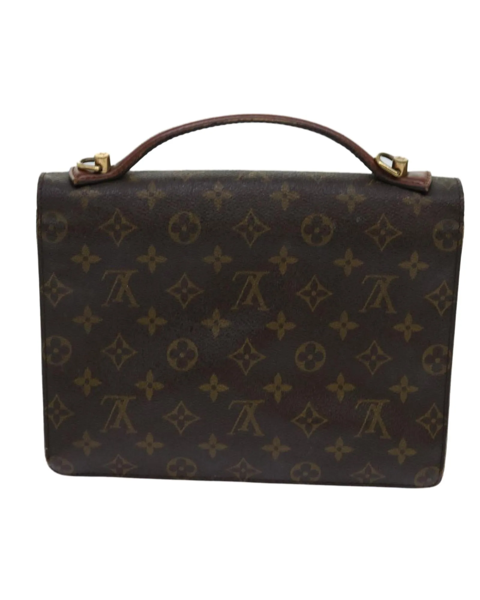 Monogram Canvas Shoulder Bag with Shoulder Strap - Authentic LV