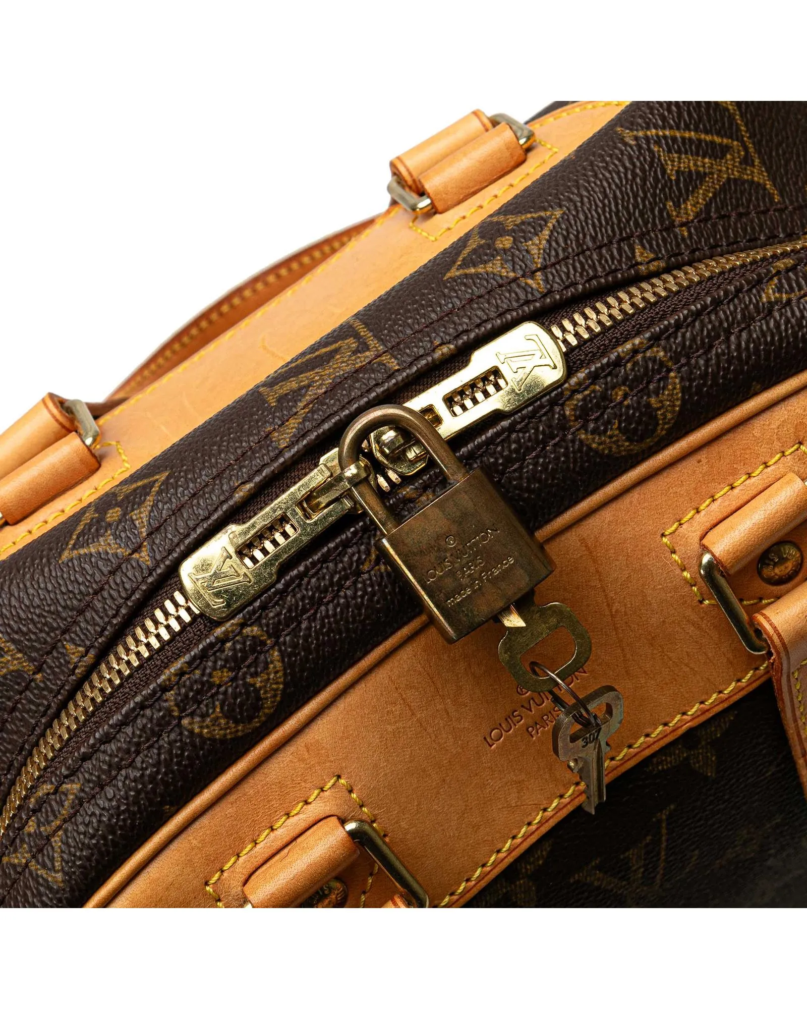 Monogram Canvas Zip-Around Handbag