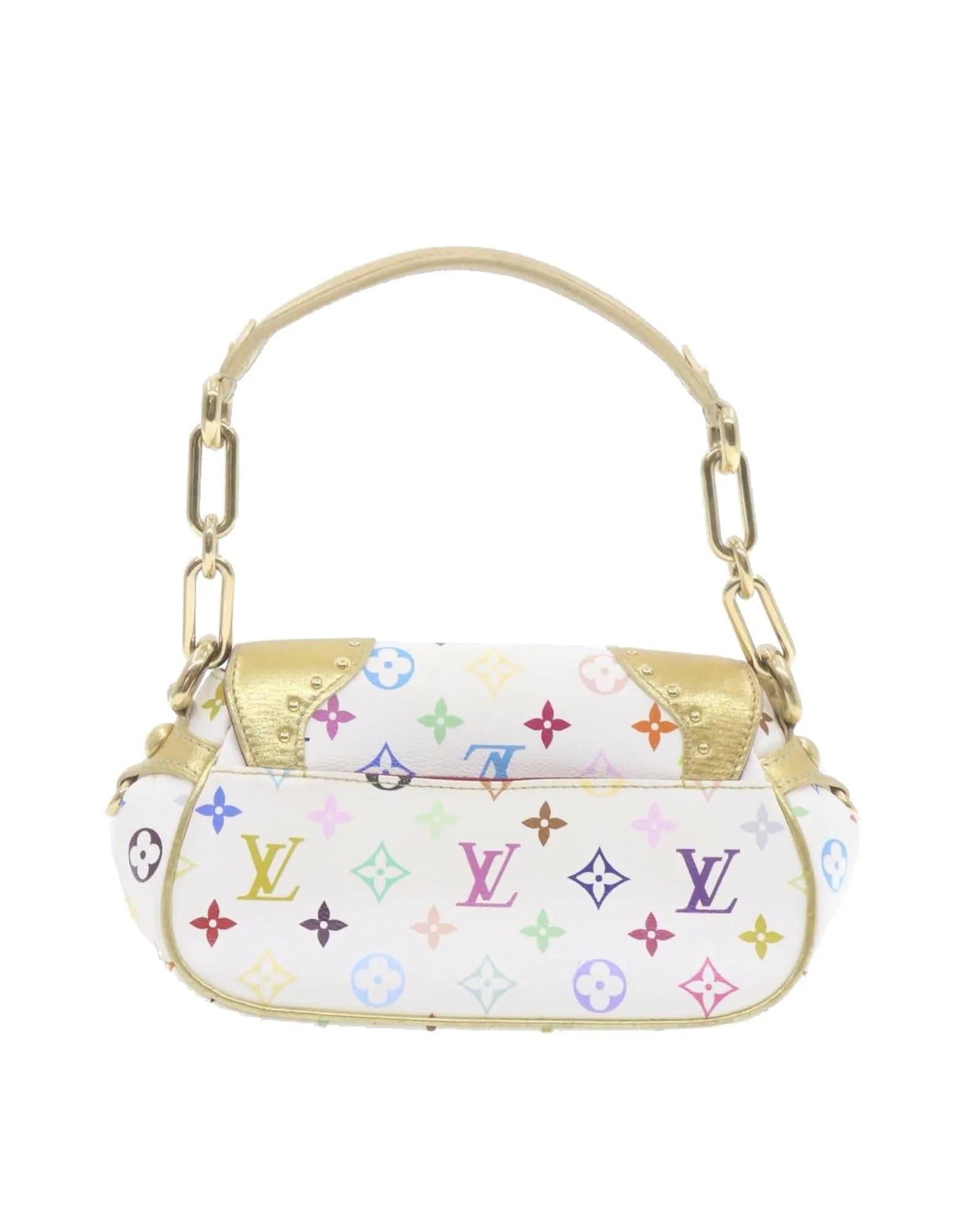 Monogram Multicolor Canvas Hand Bag with Dust Bag