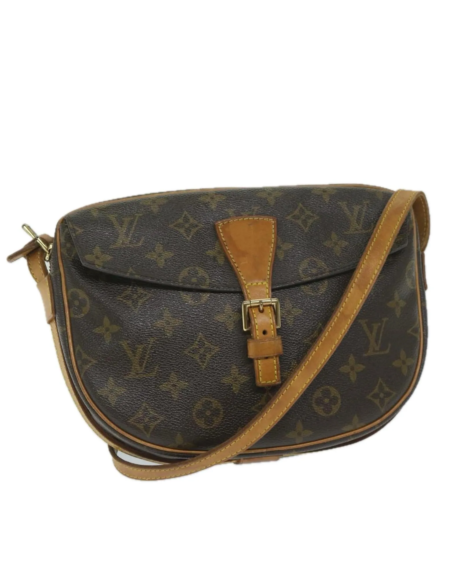 Monogram Shoulder Bag with Adjustable Strap