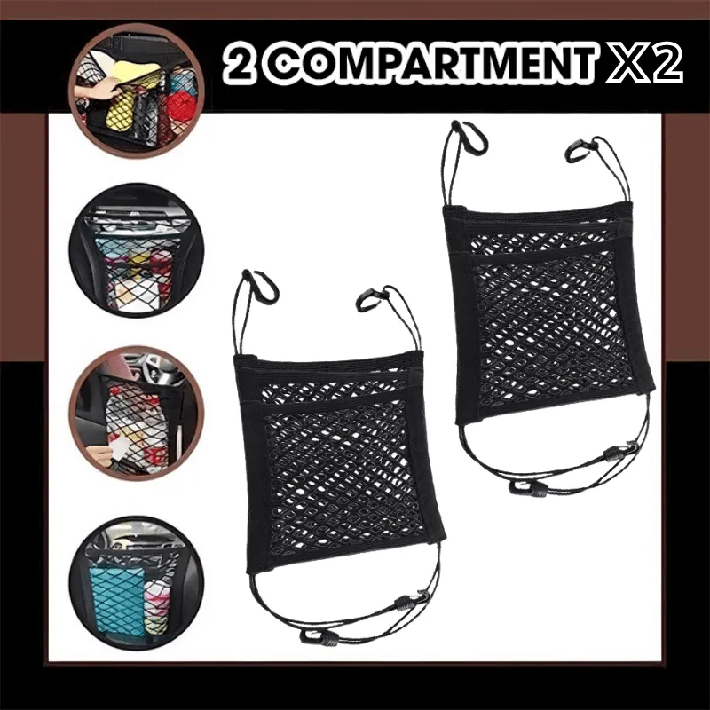 Netting Bag – (Car must-have) Universal Elastic Mesh Net trunk Bag