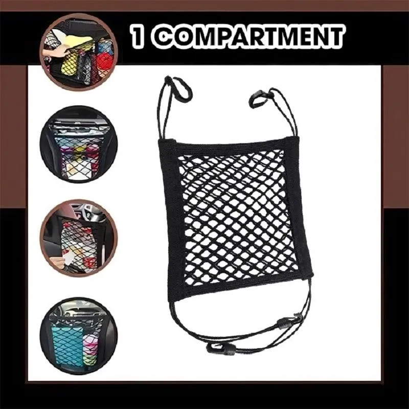 Netting Bag – (Car must-have) Universal Elastic Mesh Net trunk Bag