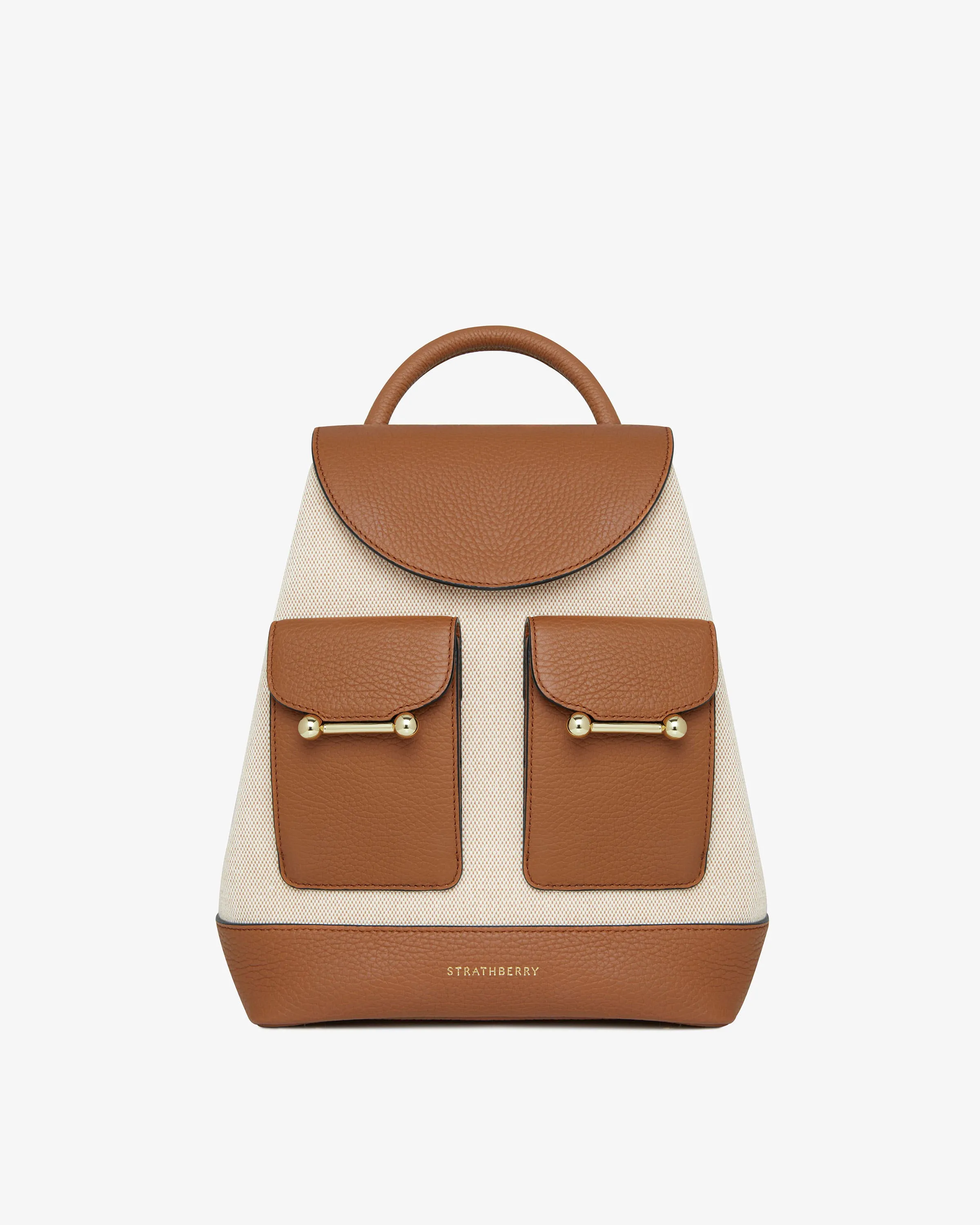 Osette Backpack - Canvas Ecru/Tan