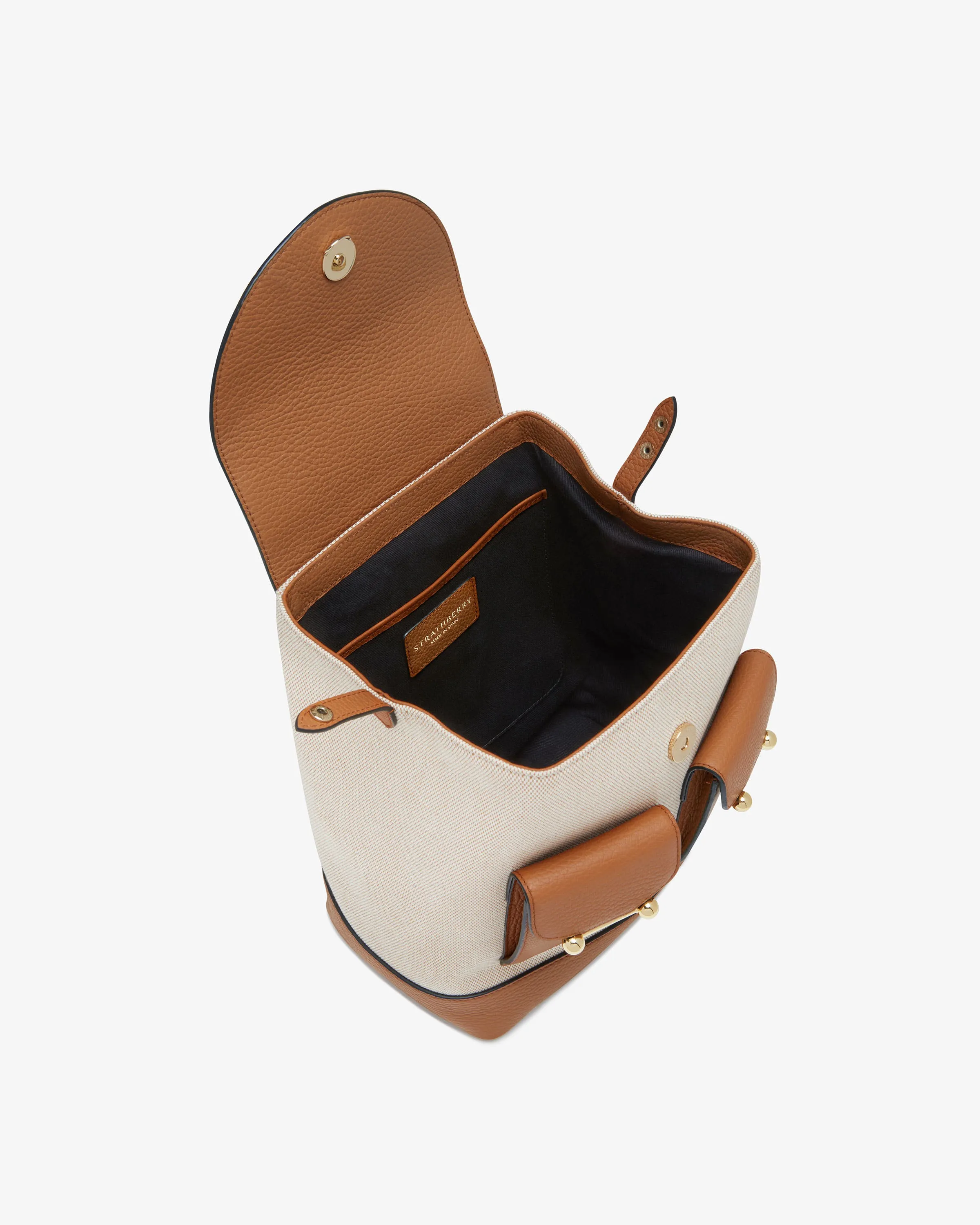 Osette Backpack - Canvas Ecru/Tan