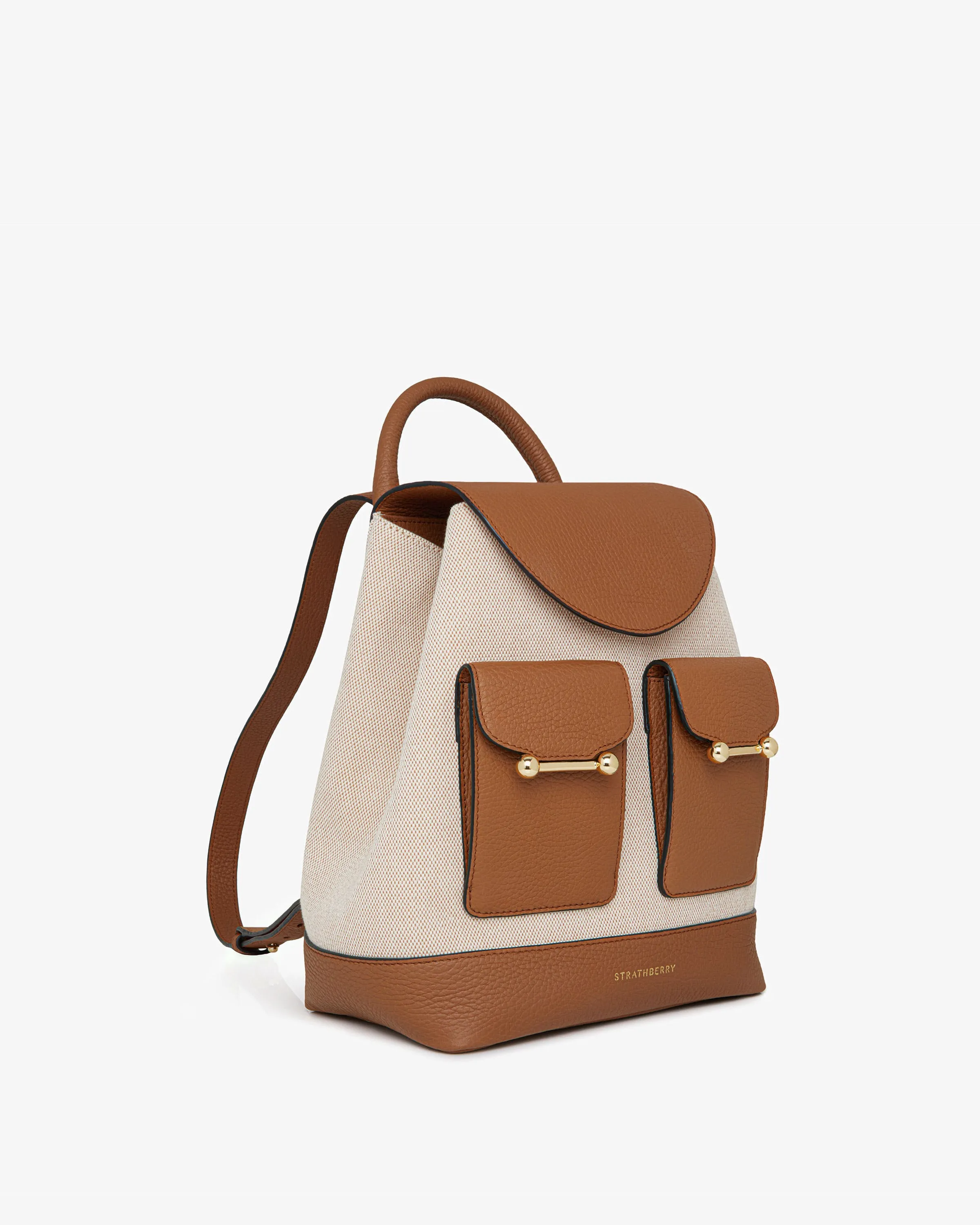 Osette Backpack - Canvas Ecru/Tan