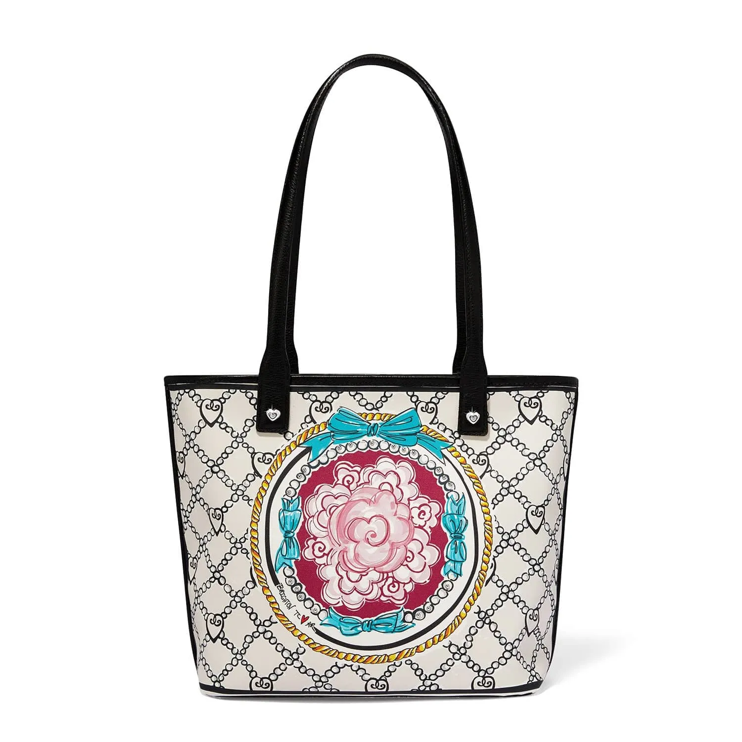 Paris Blooms Large Saffian Tote