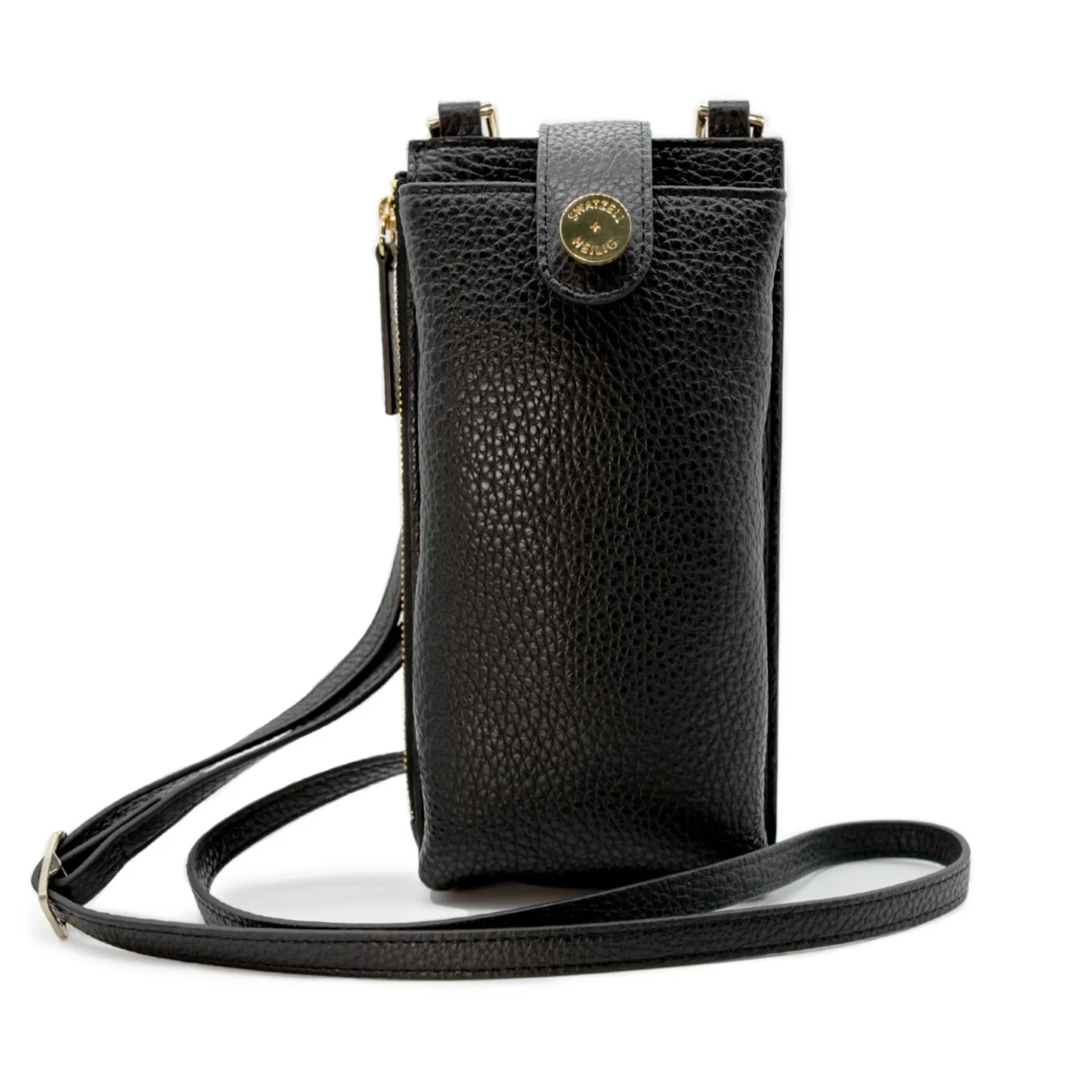 Paris Phone Crossbody - Black