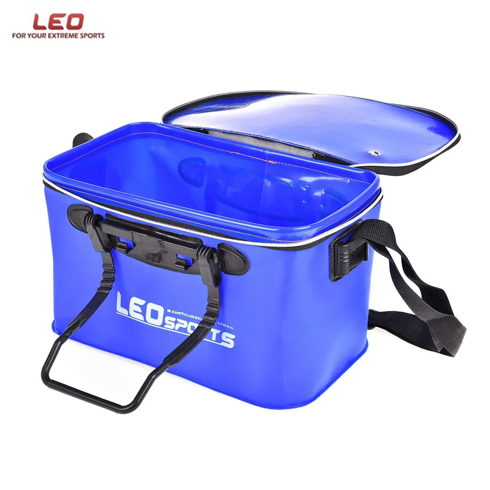 Portable Folding Fish Wear Bucket Outdoor EVA Fishing Tackle Boxes with Handle Fishing Bags Outdoor Fishing Water Tank