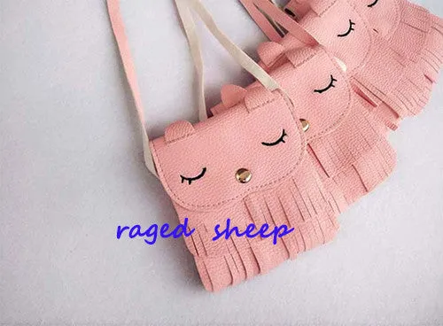 Raged Sheep Grils Small Coin Purse Change Tassels Wallet Kids Monederos Infantiles Bourse Monnaie Petite Taille Porte Monnaie