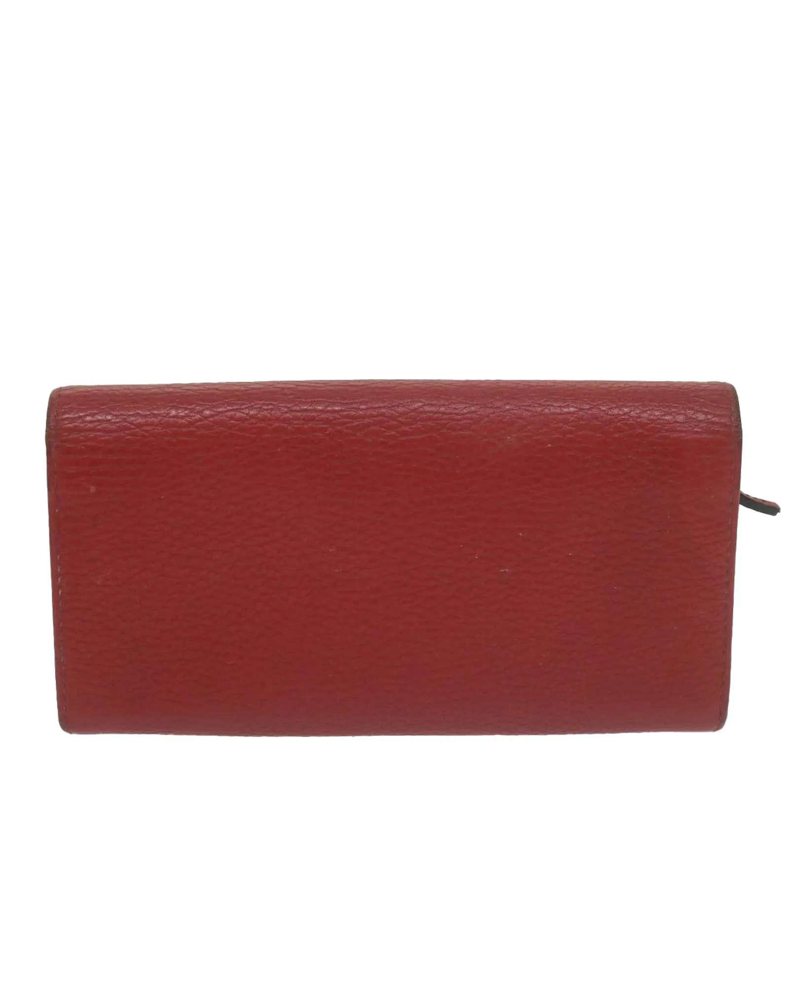 Red Leather Swing Wallet by Gucci