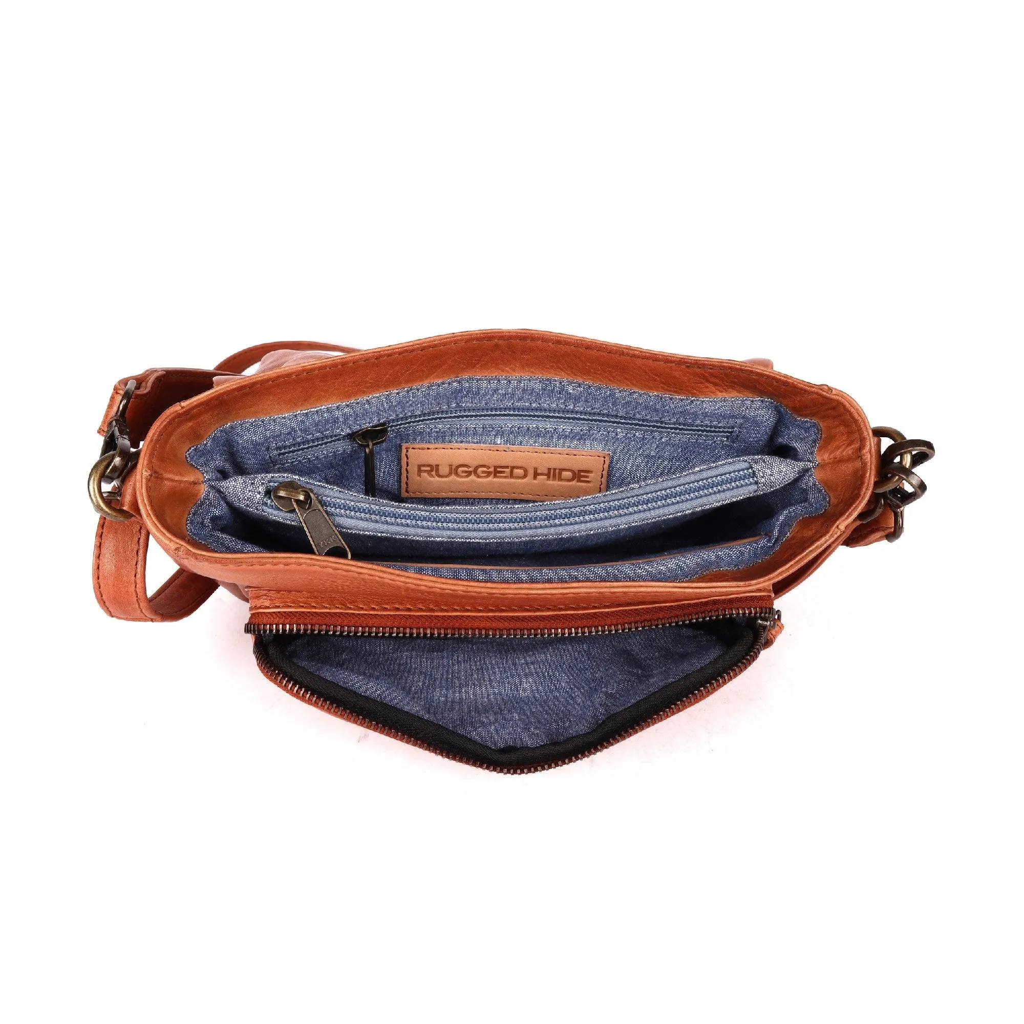 Rugged Hide Leigh Handbag