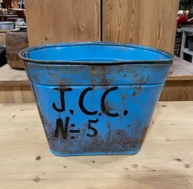 Rustic Metal Bucket    #6115