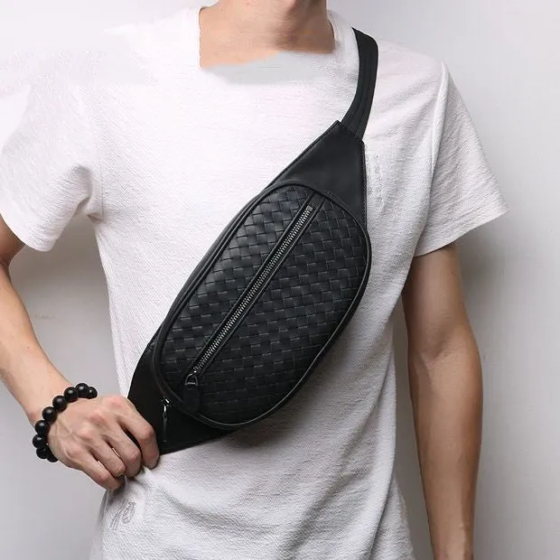 Shoulder Bag Leather Casual Fashion Men