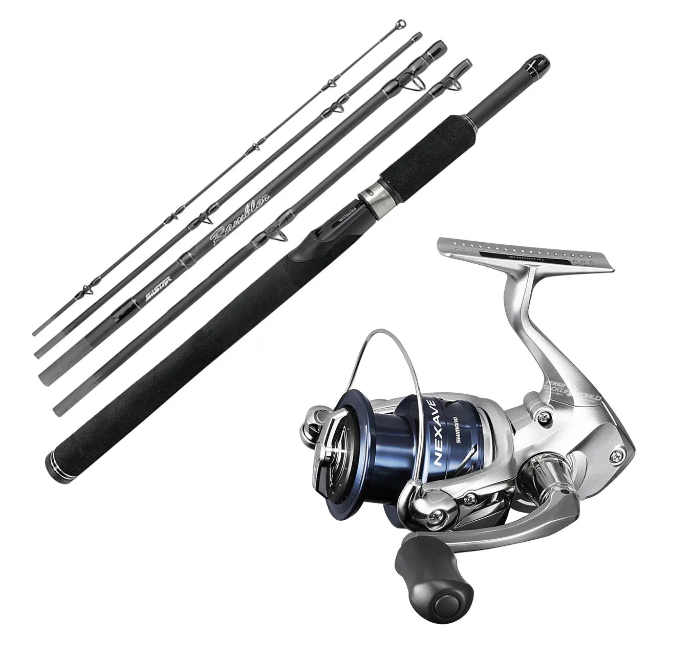 Silstar Rambler 7'6" Rod   Shimano Sienna 4000FE Reel Travel Combo